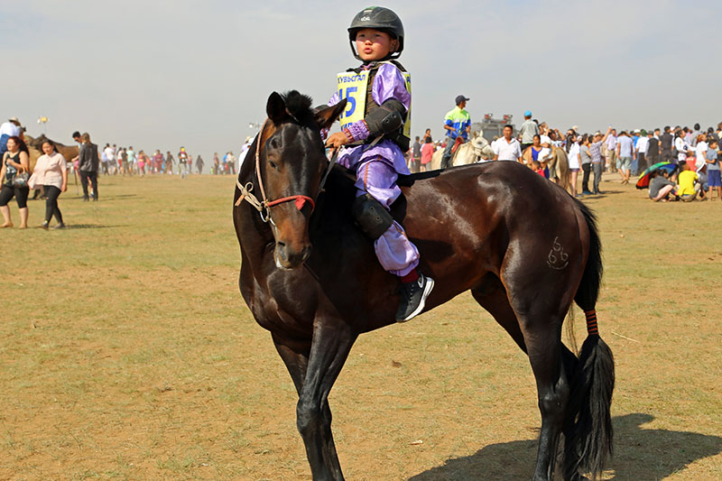 Mongolian horse racing
