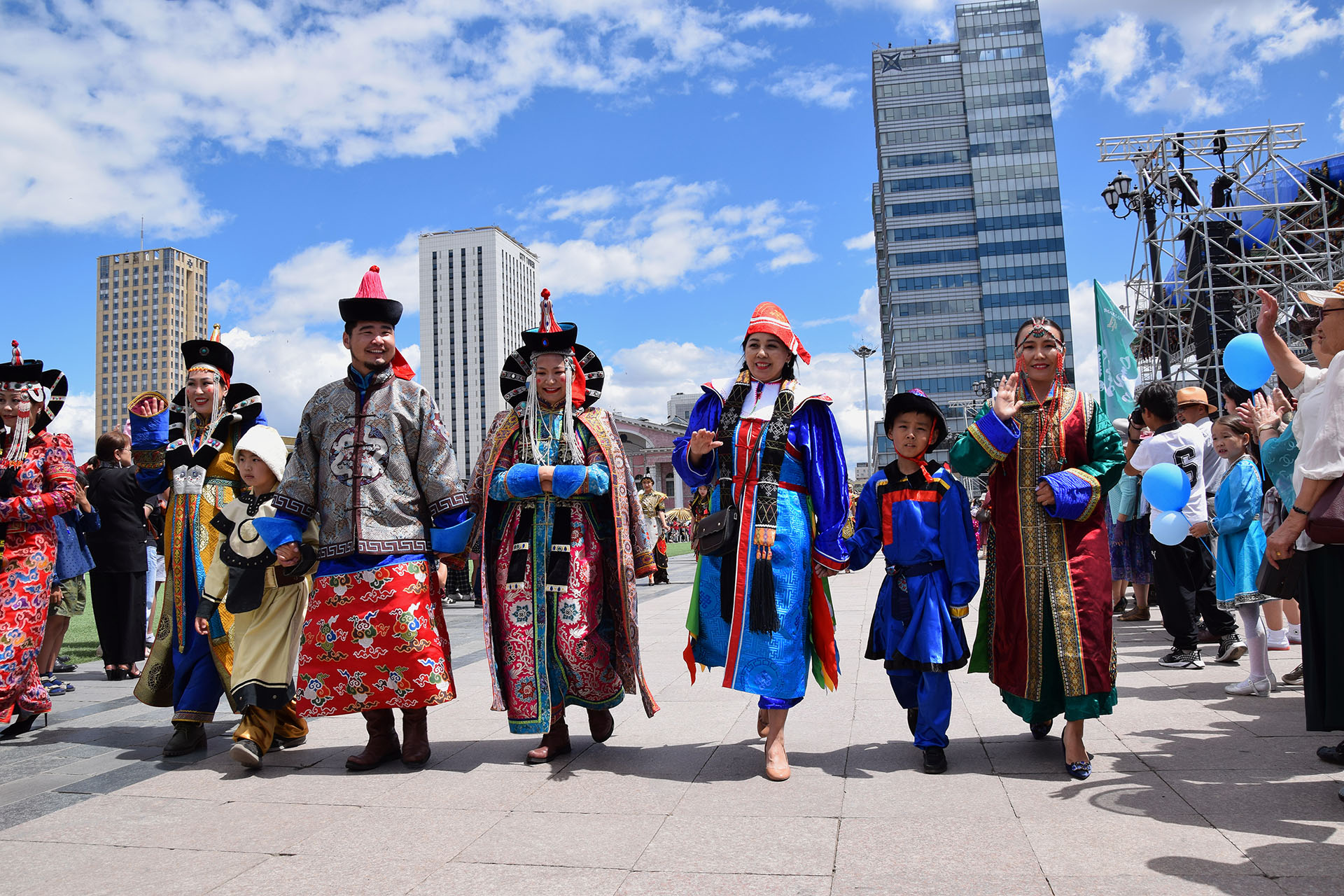Naadam festival costume