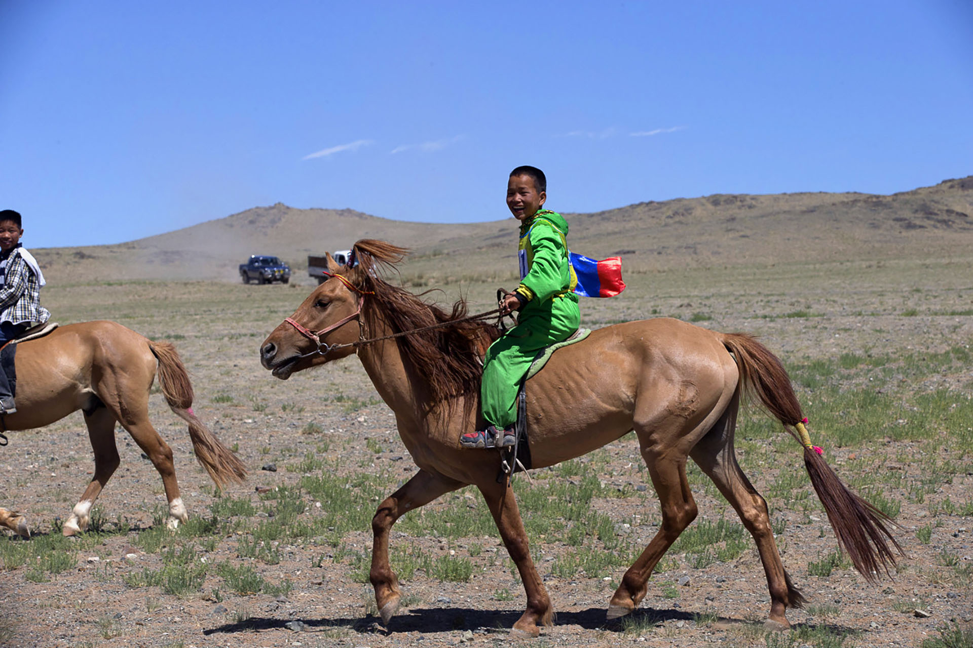 Naadam festival horse race